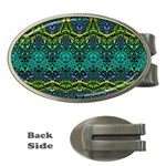 Boho Emerald Green Money Clips (Oval)  Front