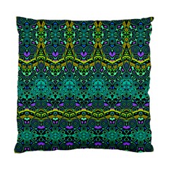 Boho Emerald Green Standard Cushion Case (one Side) by SpinnyChairDesigns