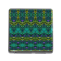 Boho Emerald Green Memory Card Reader (square 5 Slot) by SpinnyChairDesigns