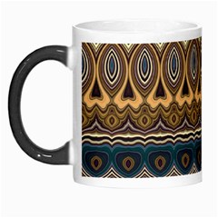 Boho Brown Blue Morph Mugs by SpinnyChairDesigns