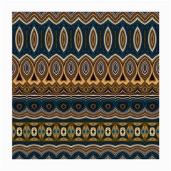 Boho Brown Blue Medium Glasses Cloth (2 Sides) by SpinnyChairDesigns