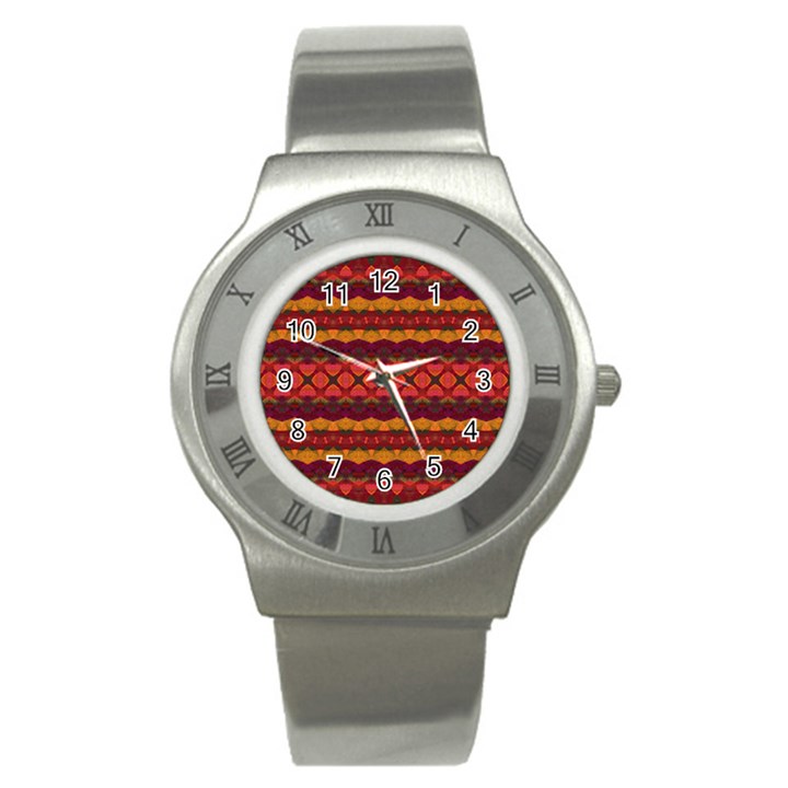 Boho Red Gold Stainless Steel Watch