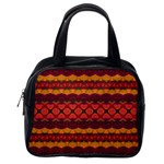 Boho Red Gold Classic Handbag (Two Sides) Back