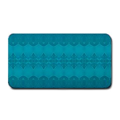 Boho Teal Pattern Medium Bar Mats by SpinnyChairDesigns