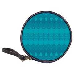 Boho Teal Pattern Classic 20-cd Wallets by SpinnyChairDesigns