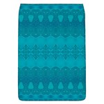 Boho Teal Pattern Removable Flap Cover (L) Front