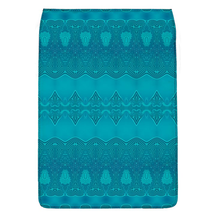 Boho Teal Pattern Removable Flap Cover (L)