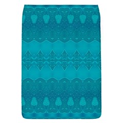 Boho Teal Pattern Removable Flap Cover (s) by SpinnyChairDesigns