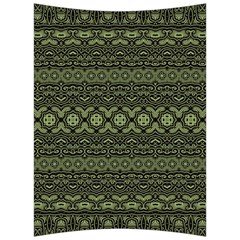 Boho Sage Green Black Back Support Cushion by SpinnyChairDesigns