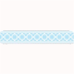 Boho Baby Blue Pattern Small Bar Mats by SpinnyChairDesigns