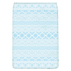 Boho Baby Blue Pattern Removable Flap Cover (l) by SpinnyChairDesigns