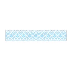 Boho Baby Blue Pattern Flano Scarf (mini) by SpinnyChairDesigns