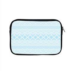 Boho Baby Blue Pattern Apple Macbook Pro 15  Zipper Case by SpinnyChairDesigns