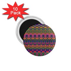 Boho Colorful Pattern 1 75  Magnets (10 Pack)  by SpinnyChairDesigns