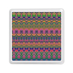 Boho Colorful Pattern Memory Card Reader (square) by SpinnyChairDesigns