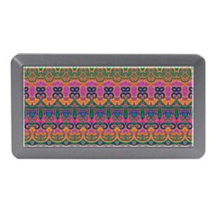 Boho Colorful Pattern Memory Card Reader (mini) by SpinnyChairDesigns