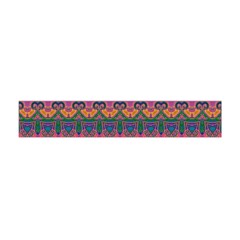 Boho Colorful Pattern Flano Scarf (mini) by SpinnyChairDesigns