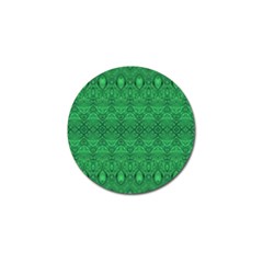 Boho Emerald Green Golf Ball Marker (4 Pack) by SpinnyChairDesigns