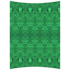 Boho Emerald Green Back Support Cushion by SpinnyChairDesigns