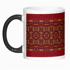 Boho Red Gold Morph Mugs by SpinnyChairDesigns