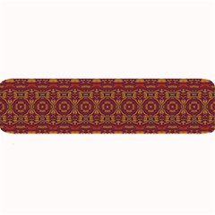 Boho Red Gold Large Bar Mats by SpinnyChairDesigns