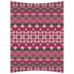 Boho Pink Grey  Back Support Cushion by SpinnyChairDesigns