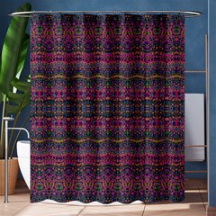 Boho Pink Mauve Blue Shower Curtain 60  X 72  (medium)  by SpinnyChairDesigns