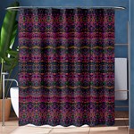 Boho Pink Mauve Blue Shower Curtain 60  x 72  (Medium)  60 x72  Curtain