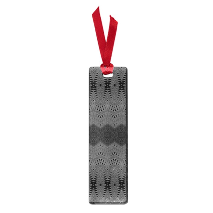 Boho Black Grey Pattern Small Book Marks