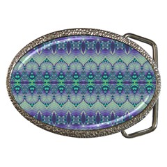 Boho Purple Teal Belt Buckles by SpinnyChairDesigns