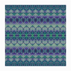 Boho Purple Teal Medium Glasses Cloth (2 Sides) by SpinnyChairDesigns