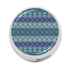 Boho Purple Teal 4-port Usb Hub (one Side) by SpinnyChairDesigns