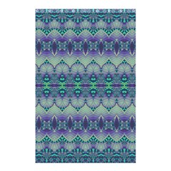 Boho Purple Teal Shower Curtain 48  X 72  (small)  by SpinnyChairDesigns