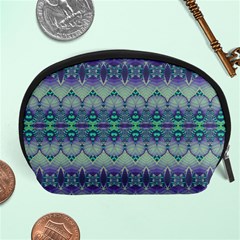 Boho Purple Teal Accessory Pouch (large) by SpinnyChairDesigns