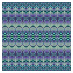 Boho Purple Teal Long Sheer Chiffon Scarf  by SpinnyChairDesigns