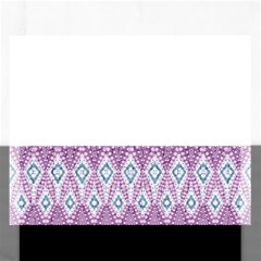 Boho Violet Purple Rectangular Jigsaw Puzzl by SpinnyChairDesigns