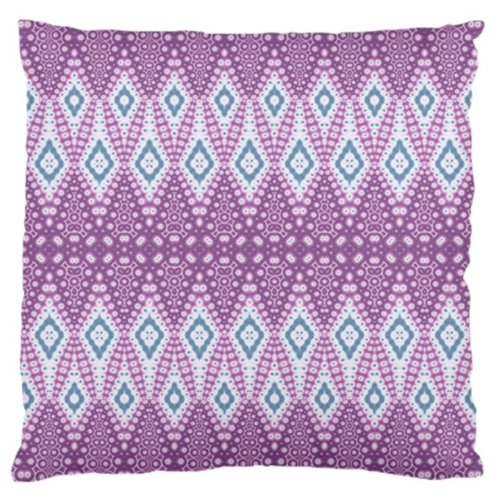 Boho Violet Purple Large Cushion Case (Two Sides)