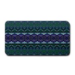 Boho Blue Green  Medium Bar Mats 16 x8.5  Bar Mat