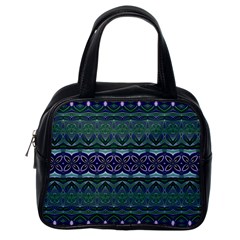 Boho Blue Green  Classic Handbag (one Side)