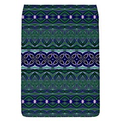 Boho Blue Green  Removable Flap Cover (s) by SpinnyChairDesigns