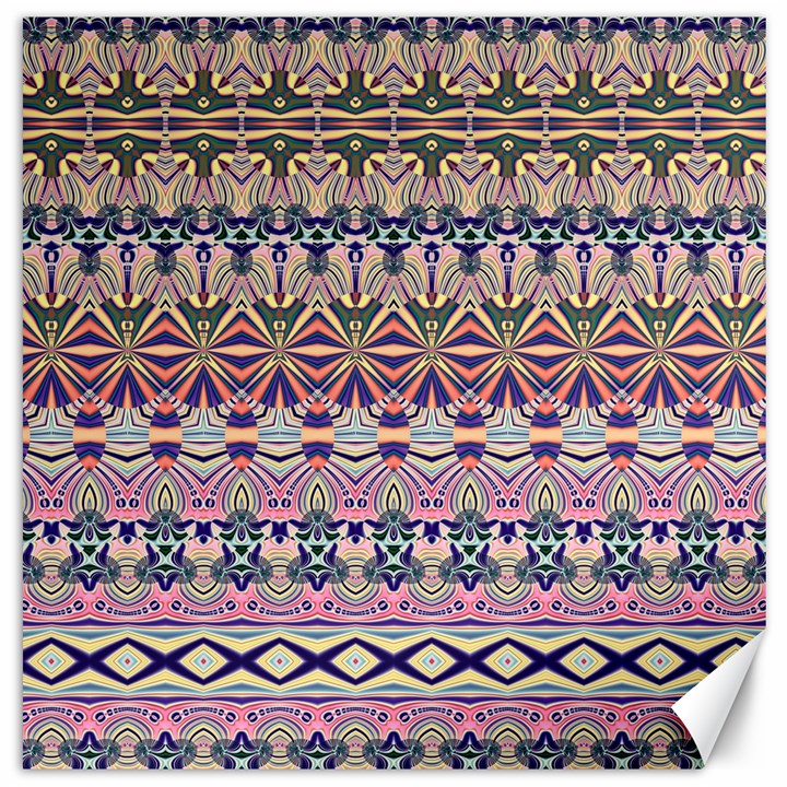 Colorful Boho Pattern Canvas 16  x 16 