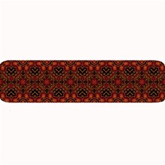 Boho Dark Red Floral Large Bar Mats by SpinnyChairDesigns