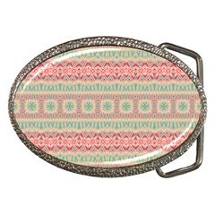 Boho Teal Pink Belt Buckles by SpinnyChairDesigns