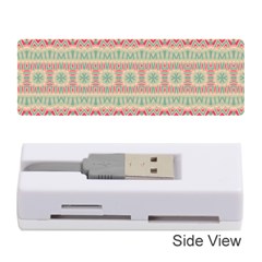 Boho Teal Pink Memory Card Reader (stick)