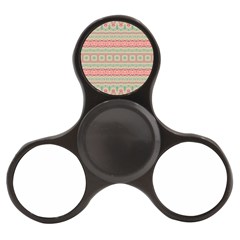 Boho Teal Pink Finger Spinner by SpinnyChairDesigns