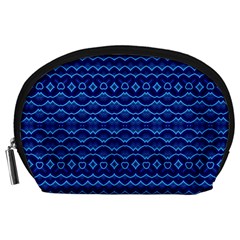 Cobalt Blue  Accessory Pouch (large) by SpinnyChairDesigns