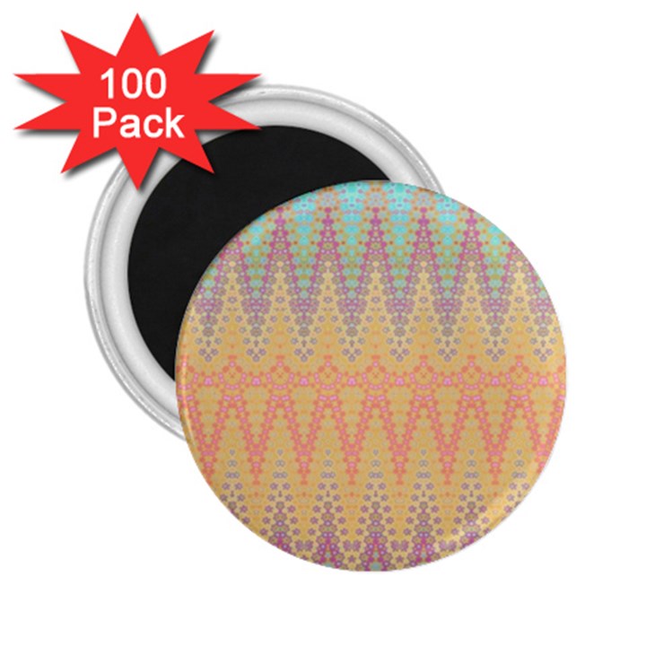 Boho Pastel Colors 2.25  Magnets (100 pack) 