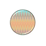 Boho Pastel Colors Hat Clip Ball Marker (4 pack) Front