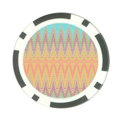 Boho Pastel Colors Poker Chip Card Guard (10 Pack) by SpinnyChairDesigns