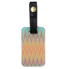 Boho Pastel Colors Luggage Tag (one Side) by SpinnyChairDesigns